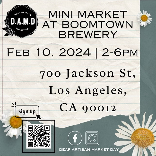 pi00a pops up at Boomtown Brewery for Deaf Artisan Market